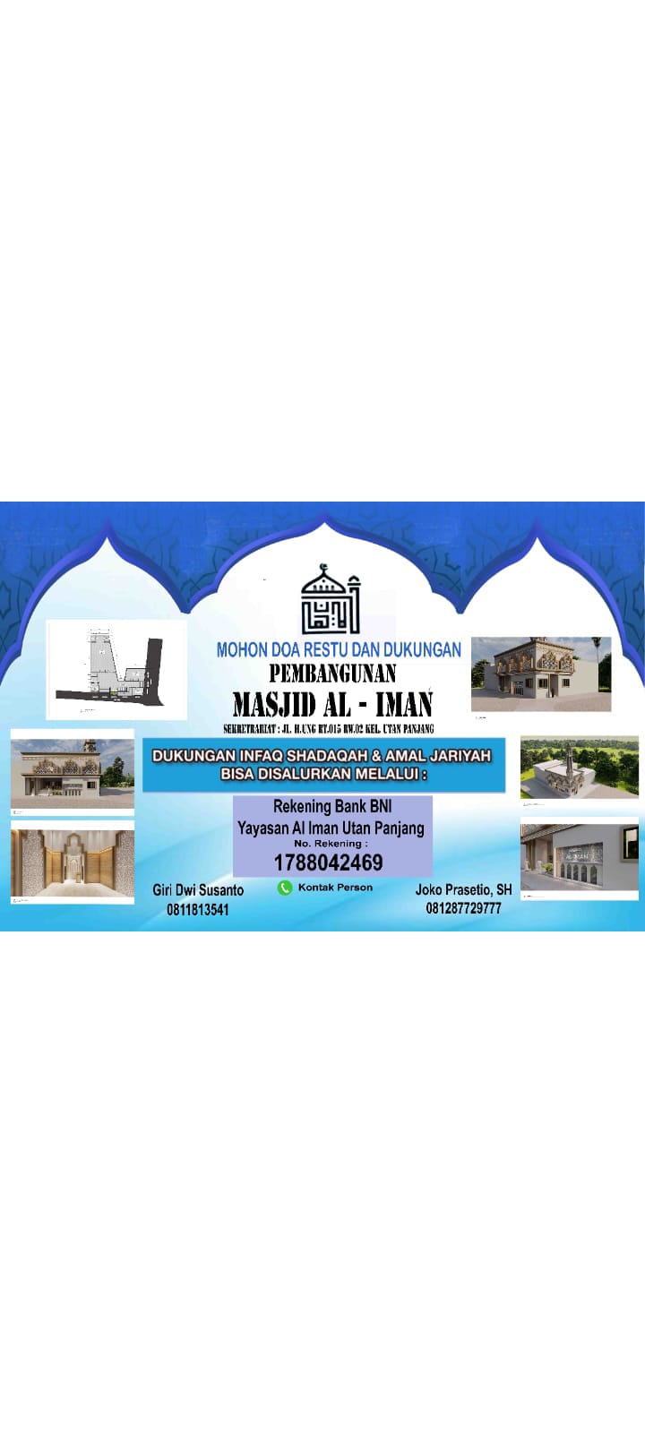 Flyer Donasi Pembangunan Masjid
